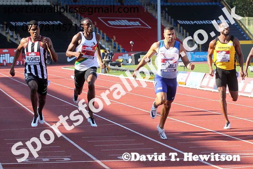 Mens 200 metres, 2019 Muller British Championships, Alexander Stadium, Birmingham. Photo: David T. Hewitson/Sports for All Pics